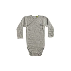 Nununu World Onesies> Baby Soft Envelope Bodysuit Grey