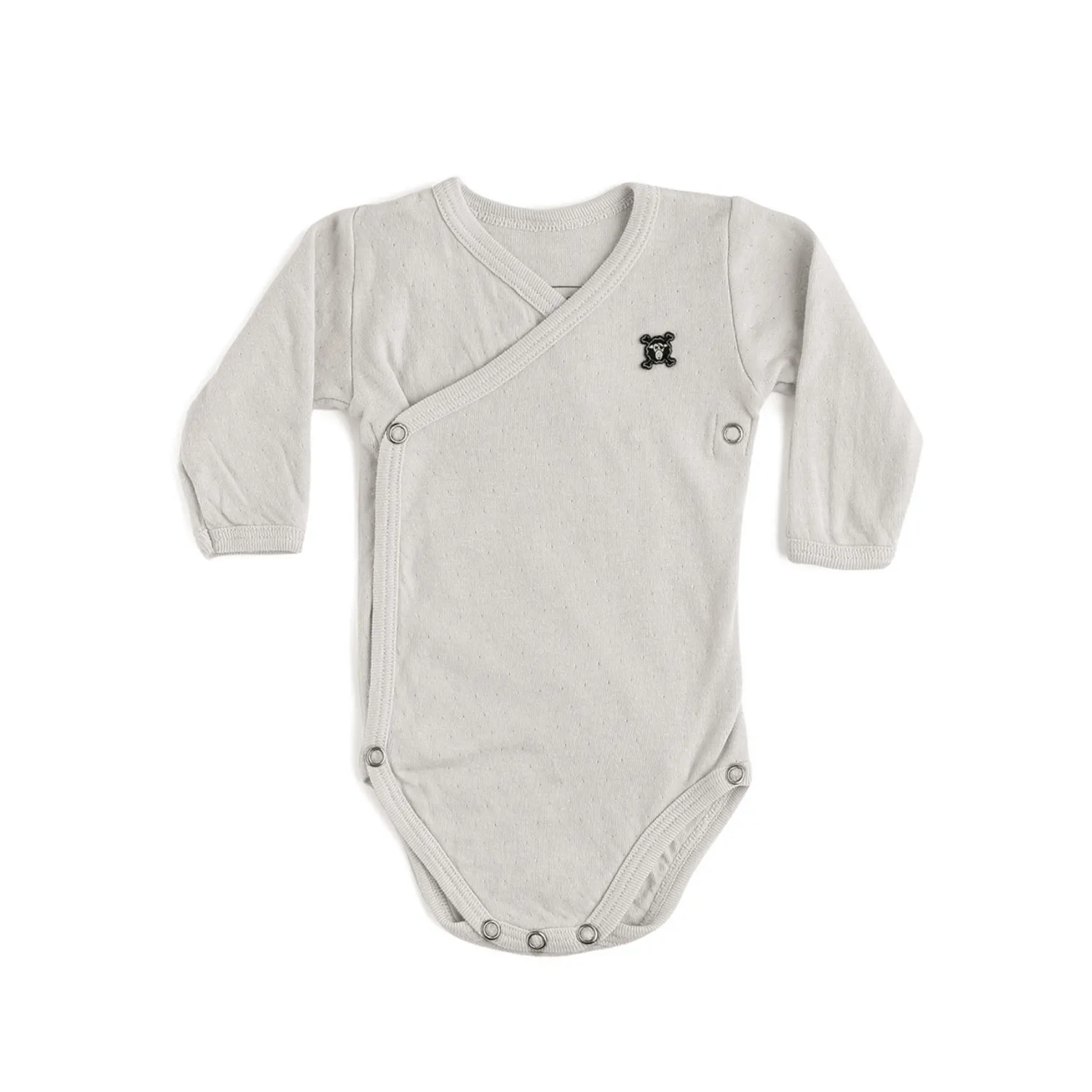 Nununu World Onesies> Baby Soft Envelope Bodysuit White