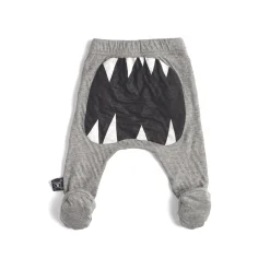 Nununu World Pants> Baby Soft Roar Footed Baggy Pants