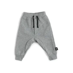 Nununu World Pants> Baby Soft Skulls Baggy Pants Grey