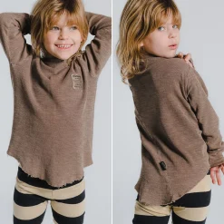 Nununu World Blouses> Basic Layer Shirt Mocha