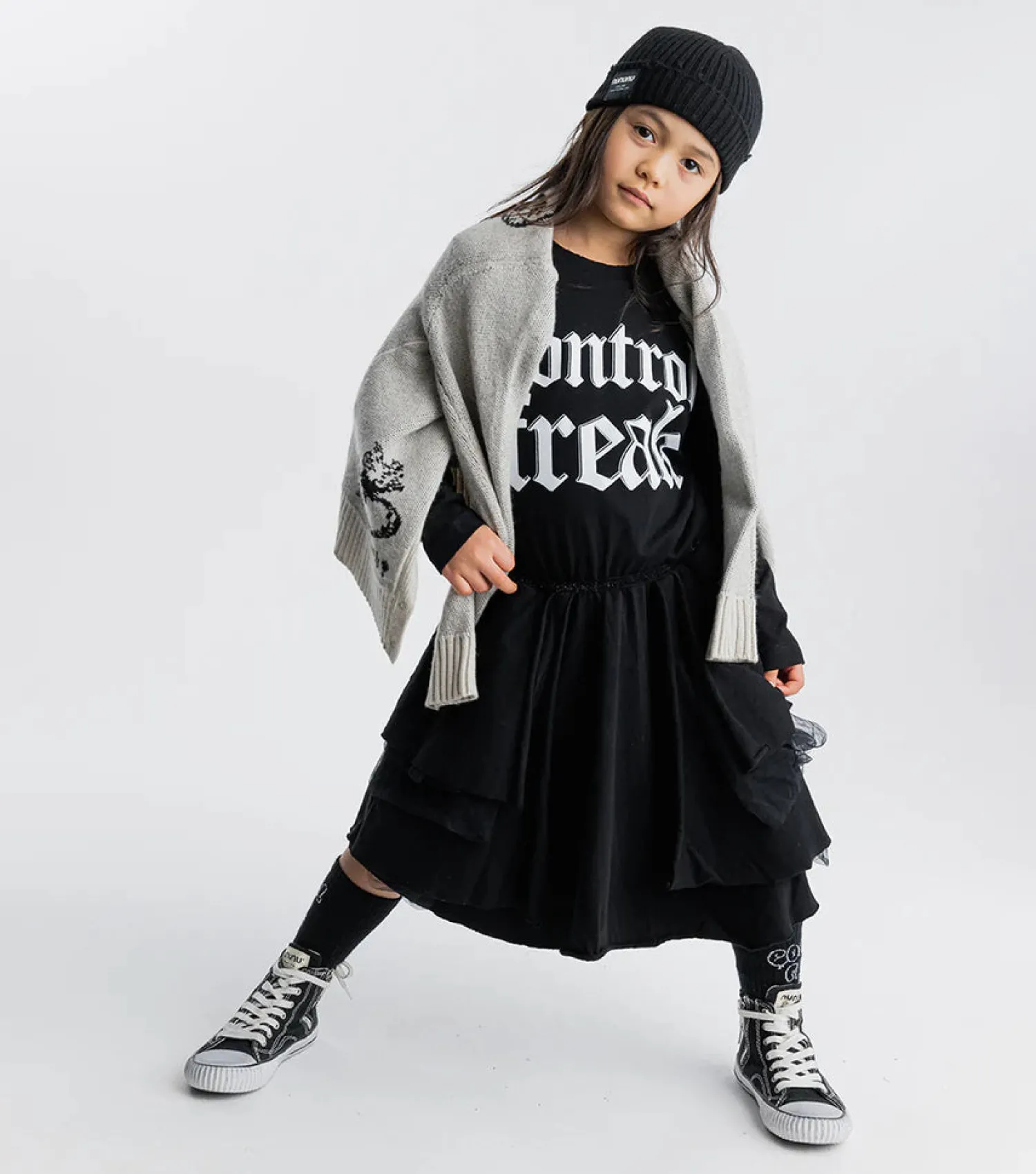 Nununu World Overalls & Jumpsuits> Control Freak Inked Dress