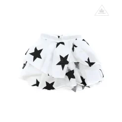 Nununu World Dresses> Layered Star Skirt White