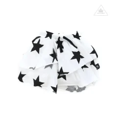 Nununu World Dresses> Layered Star Skirt White