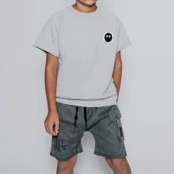 Nununu World Shorts> Patch Cargo Shorts Grey
