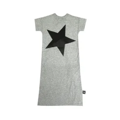 Nununu World Overalls & Jumpsuits> Shiny Star Dress Heather Grey