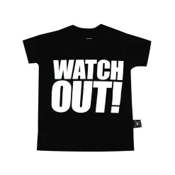 Nununu World T Shirts> Watch Out T-Shirt Black