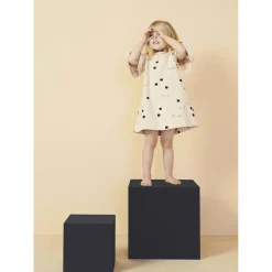 Papu Stories Overalls & Jumpsuits> Organic Cotton Ruffle Sleeve Dress