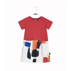 Papu Stories Overalls & Jumpsuits> Split A-Line Short Sleeve Dress