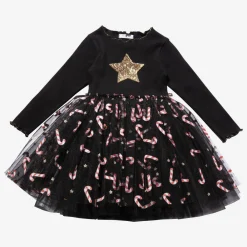 Petite Hailey Overalls & Jumpsuits> Candy Cane Tutu Dress Black