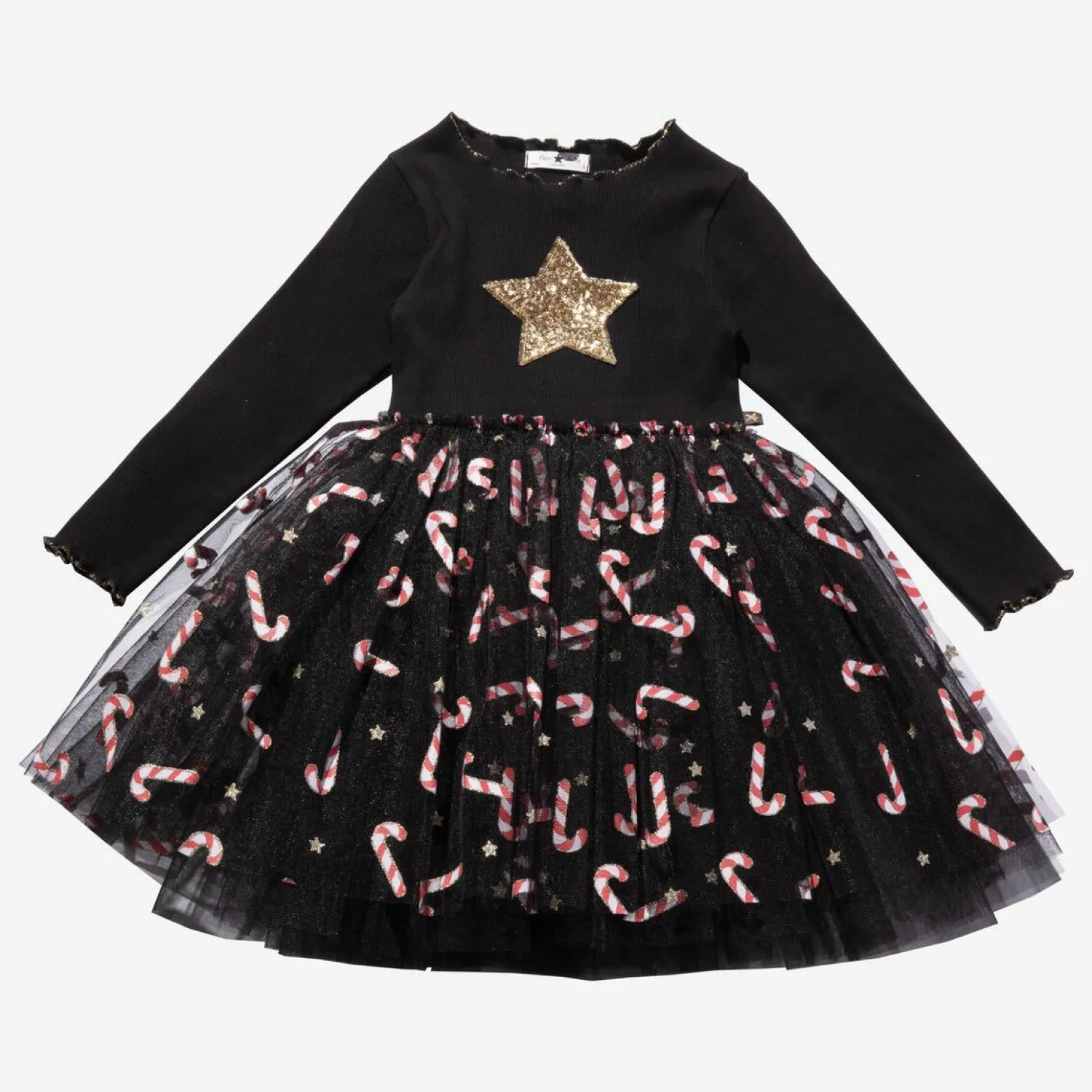 Petite Hailey Overalls & Jumpsuits> Candy Cane Tutu Dress Black