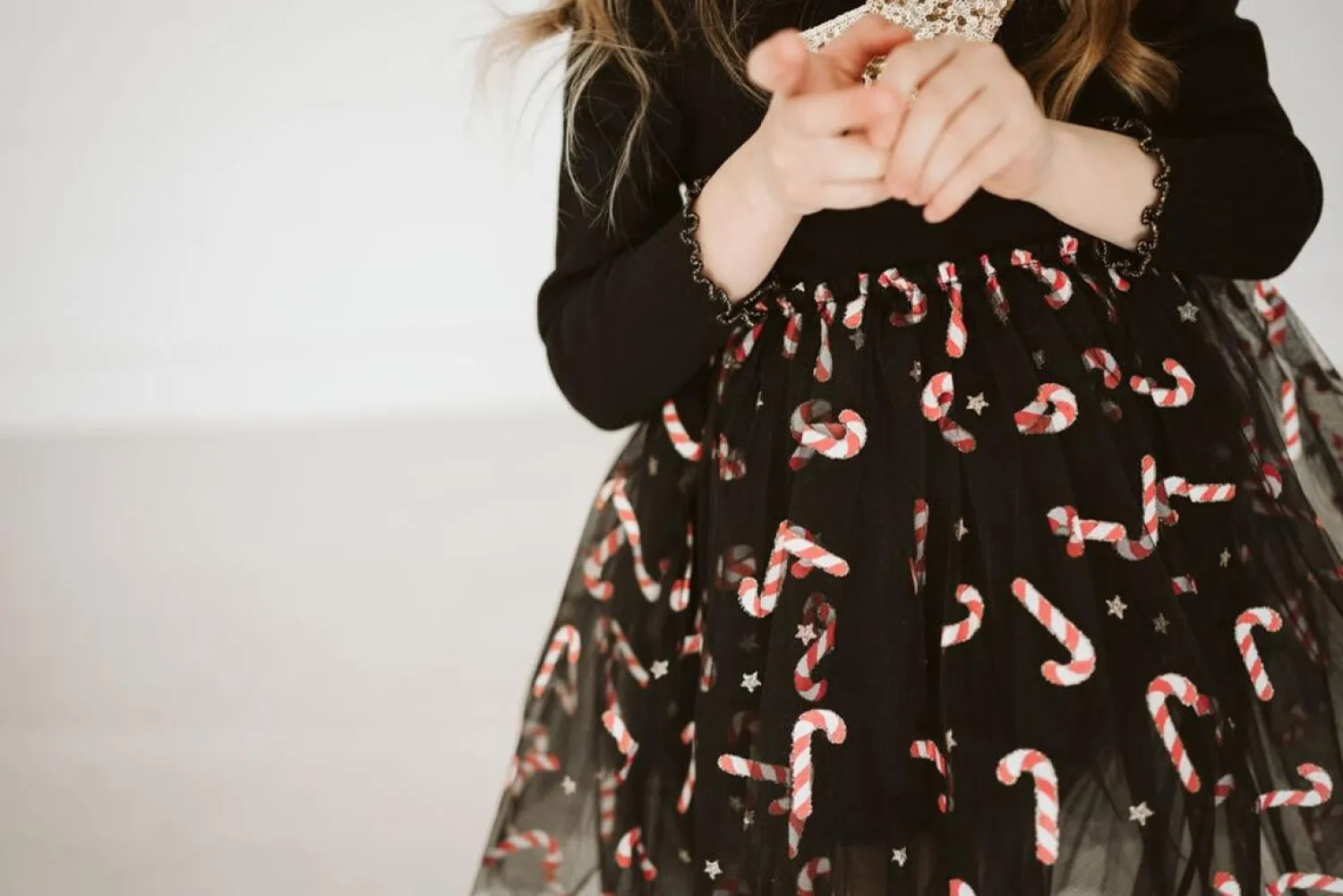 Petite Hailey Overalls & Jumpsuits> Candy Cane Tutu Dress Black
