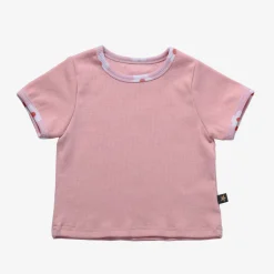 Petite Hailey Long Sleeve T Shirts> Crop T Shirt Pink