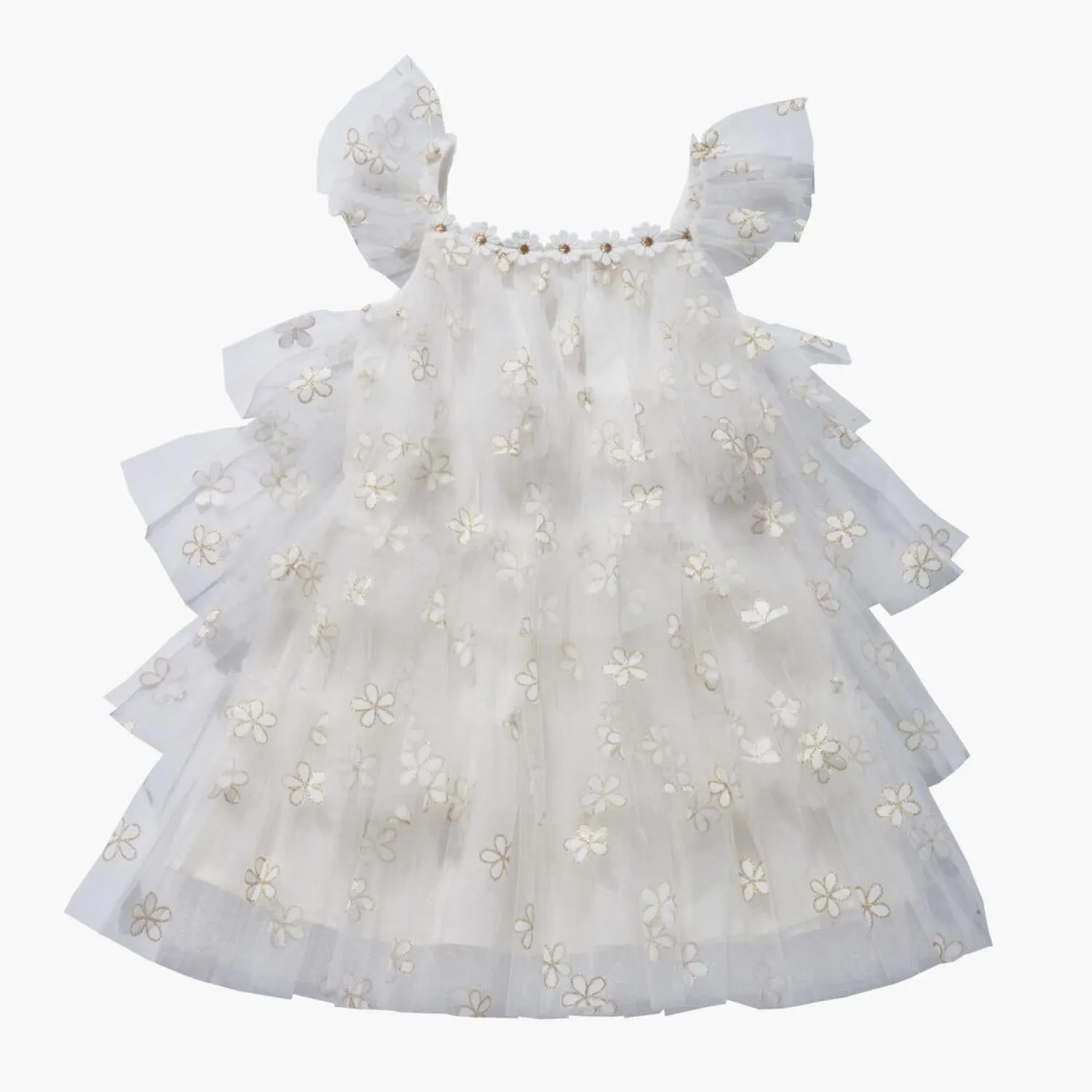 Petite Hailey Overalls & Jumpsuits> Daisy Layered Dress White