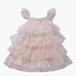 Petite Hailey Overalls & Jumpsuits> Daisy Layered Dress Pink