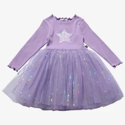 Petite Hailey Overalls & Jumpsuits> Girl Pastel Ph Tutu Dress Purple