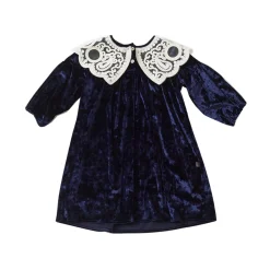 Petite Hailey Overalls & Jumpsuits> Lace Collar Dress Navy