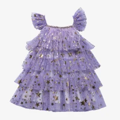 Petite Hailey Overalls & Jumpsuits> Layered Star Dress Purple