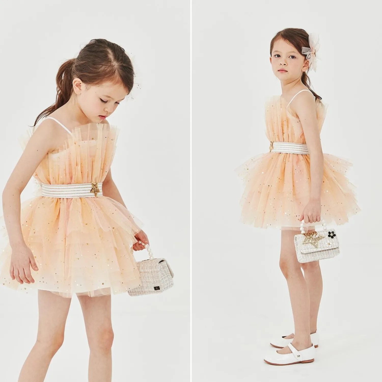 Petite Hailey Overalls & Jumpsuits> Love Sh Dress Sparkle Orange