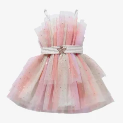 Petite Hailey Overalls & Jumpsuits> Love Sh Tutu Dress Orange Multi
