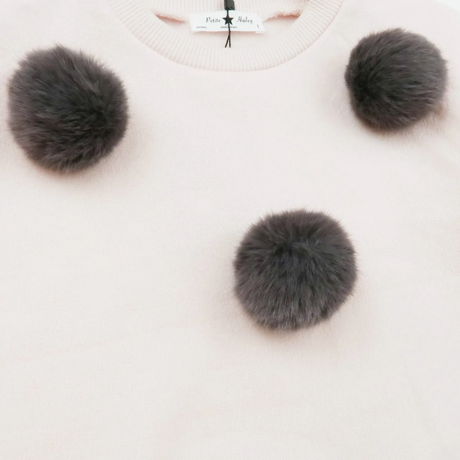 Petite Hailey Hoodies> Pompom Sweatshirts Pink