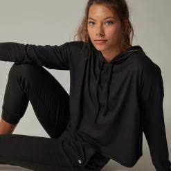 PLAY x PLAY Face Masks> Women Catalina Tech Hoodie | Black