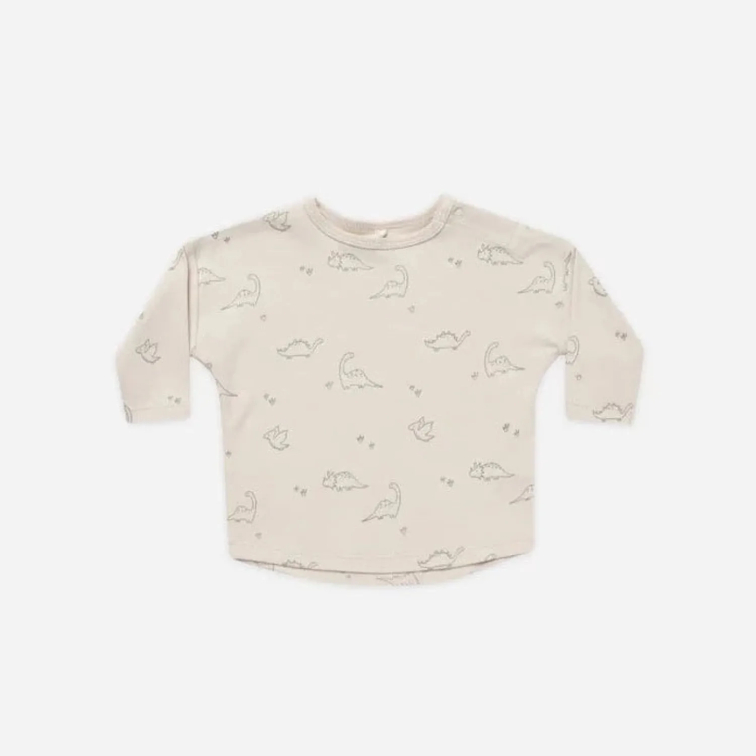 Quincy Mae Long Sleeve T Shirts> Long Sleeve Tee || Dinos