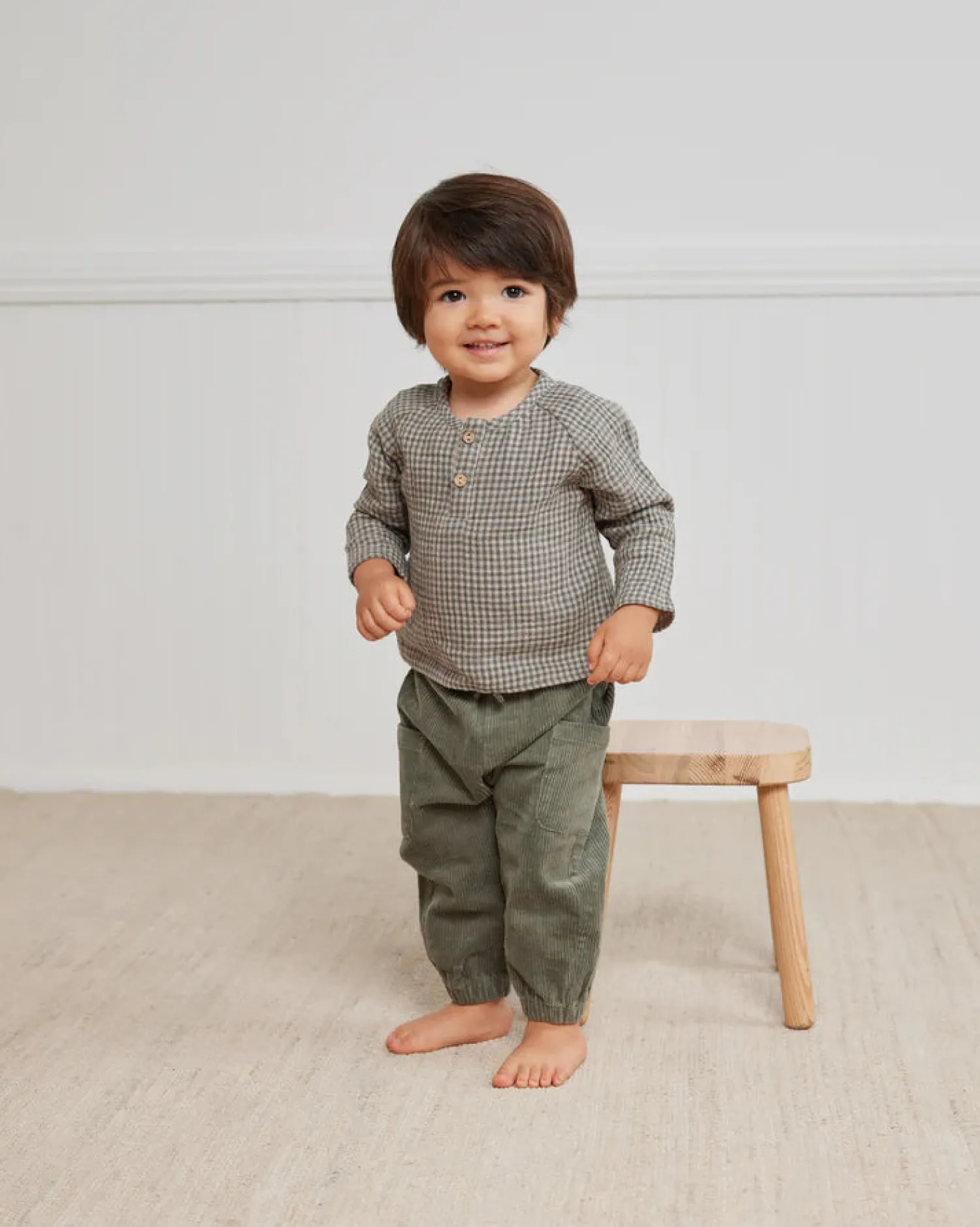 Quincy Mae Pants> Luca Pant || Forest