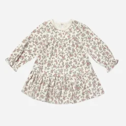 Quincy Mae Dresses> Tiered Jersey Dress || Meadow