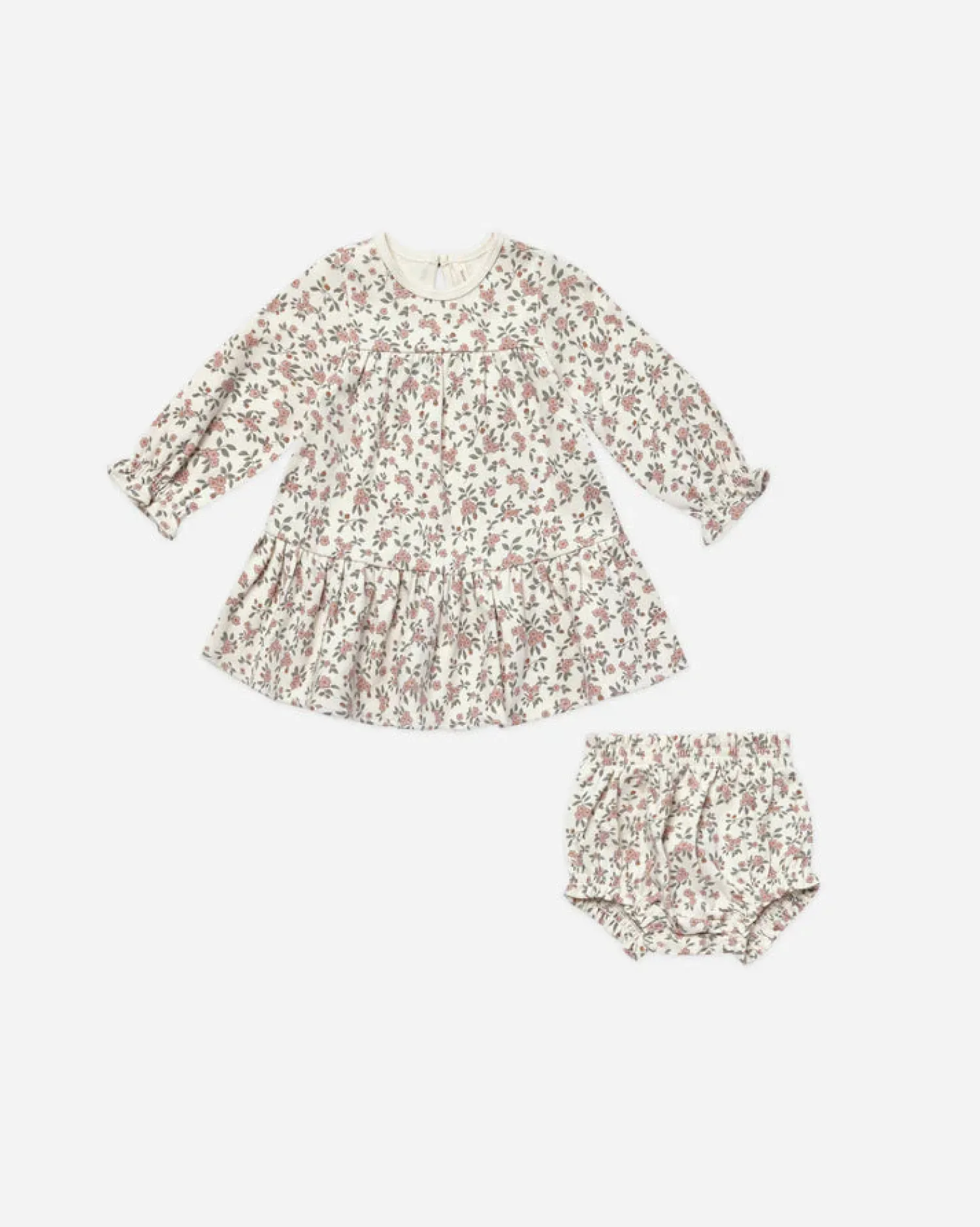 Quincy Mae Dresses> Tiered Jersey Dress || Meadow