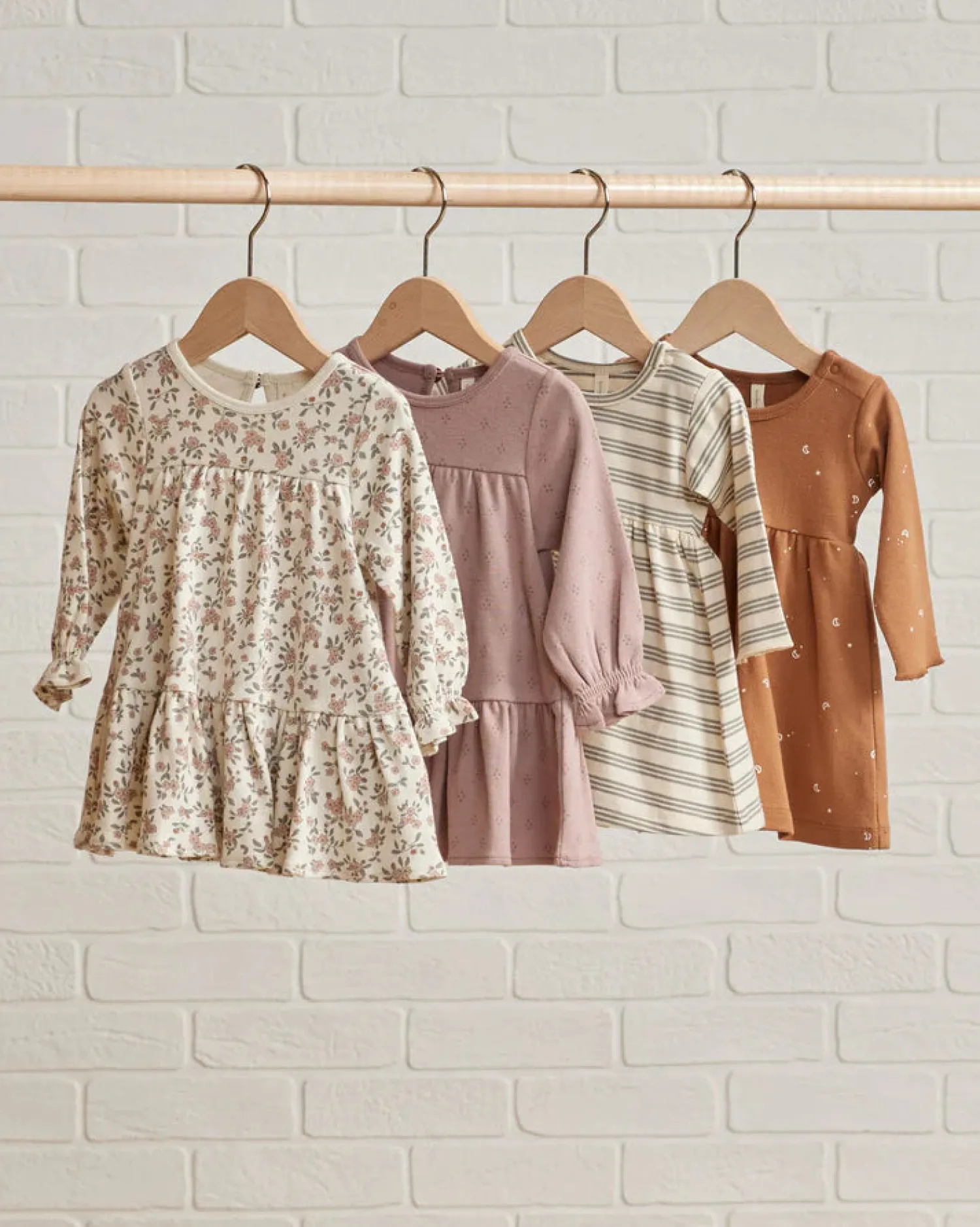 Quincy Mae Dresses> Tiered Jersey Dress || Meadow