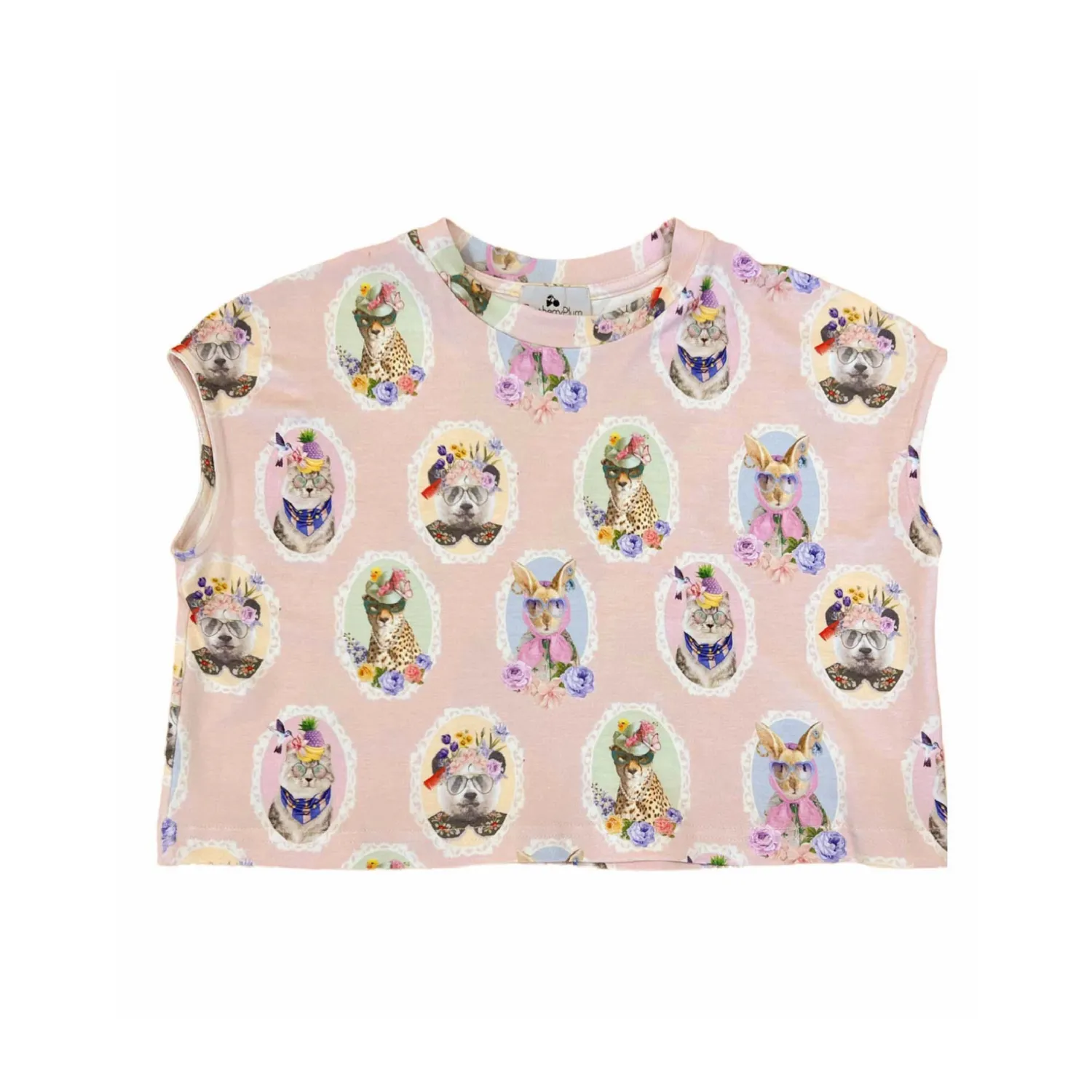 RaspberryPlum Long Sleeve T Shirts> Kendall T Shirt Animal Print