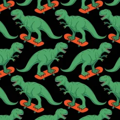 Rock Your Baby Onesies> Dino Skater Bodysuit