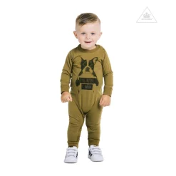 Rock Your Baby Overalls> Normal Is Boring Long Sleeve Playsuit * Final Sale