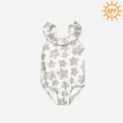 Rylee And Cru Face Masks>Rylee + Cru Arielle One-Piece || Retro Floral Upf 50+