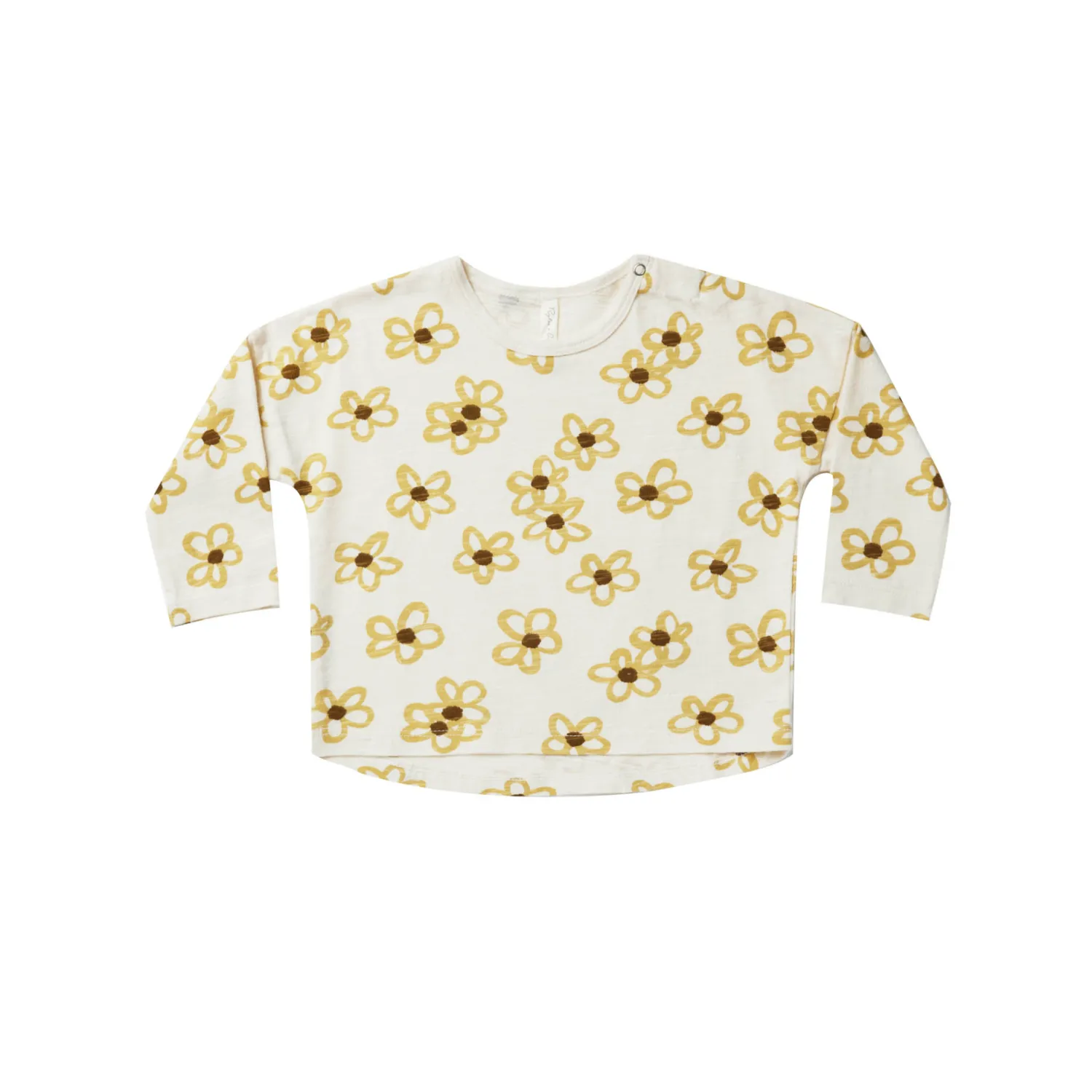 Rylee And Cru Long Sleeve T Shirts>Rylee + Cru Baby Long Sleeve Tee Daisy