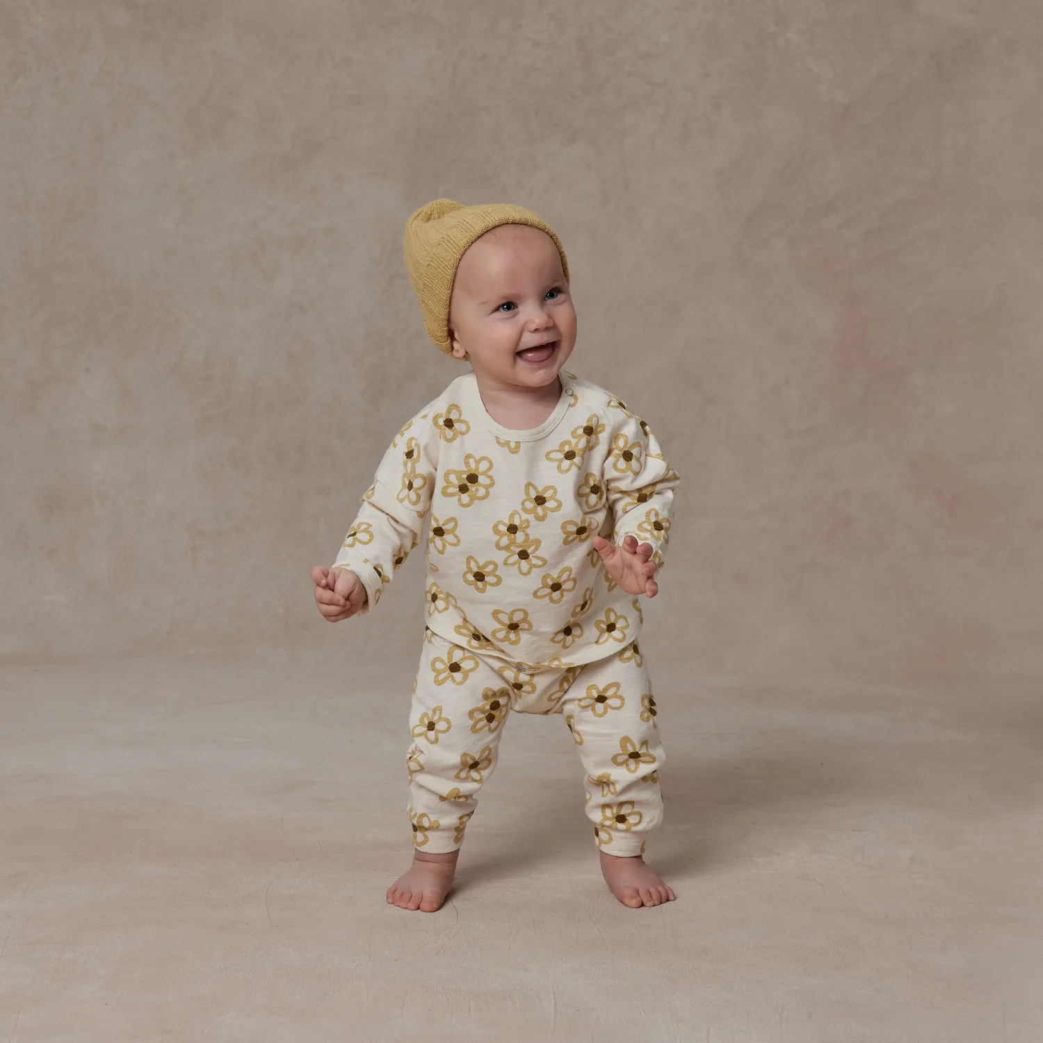 Rylee And Cru Long Sleeve T Shirts>Rylee + Cru Baby Long Sleeve Tee Daisy