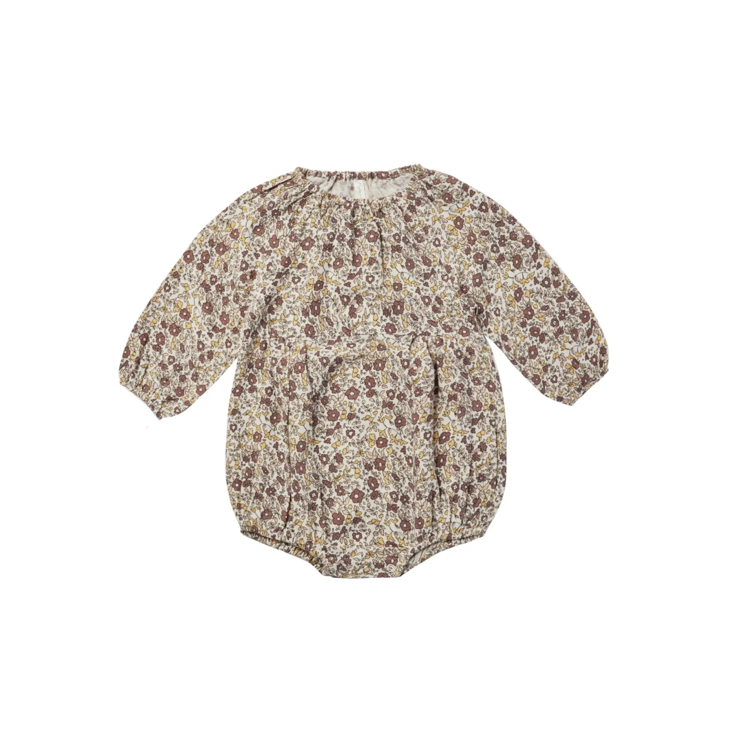 Rylee And Cru Rompers>Rylee + Cru Baby Long Sleeve Bubble Romper Autumn Floral