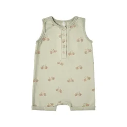Rylee And Cru Rompers>Rylee + Cru Bikes Davis Romper Sage
