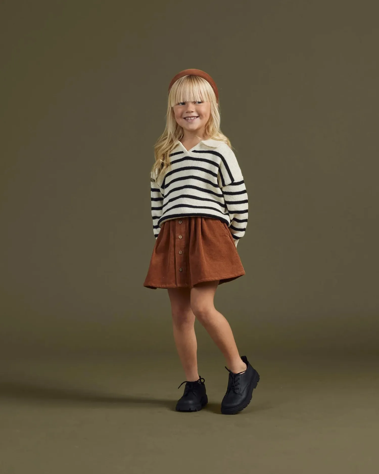 Rylee And Cru Dresses>Rylee + Cru Button Front Mini Skirt || Spice