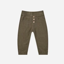 Rylee And Cru Pants>Rylee + Cru Button Jogger Pant || Army