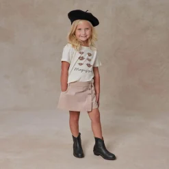 Rylee And Cru Dresses>Rylee + Cru Girl Basic Tee Magnifique