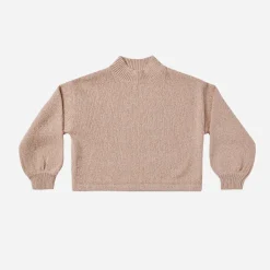 Rylee And Cru Face Masks>Rylee + Cru Girl Knit Sweater Heathered Rose