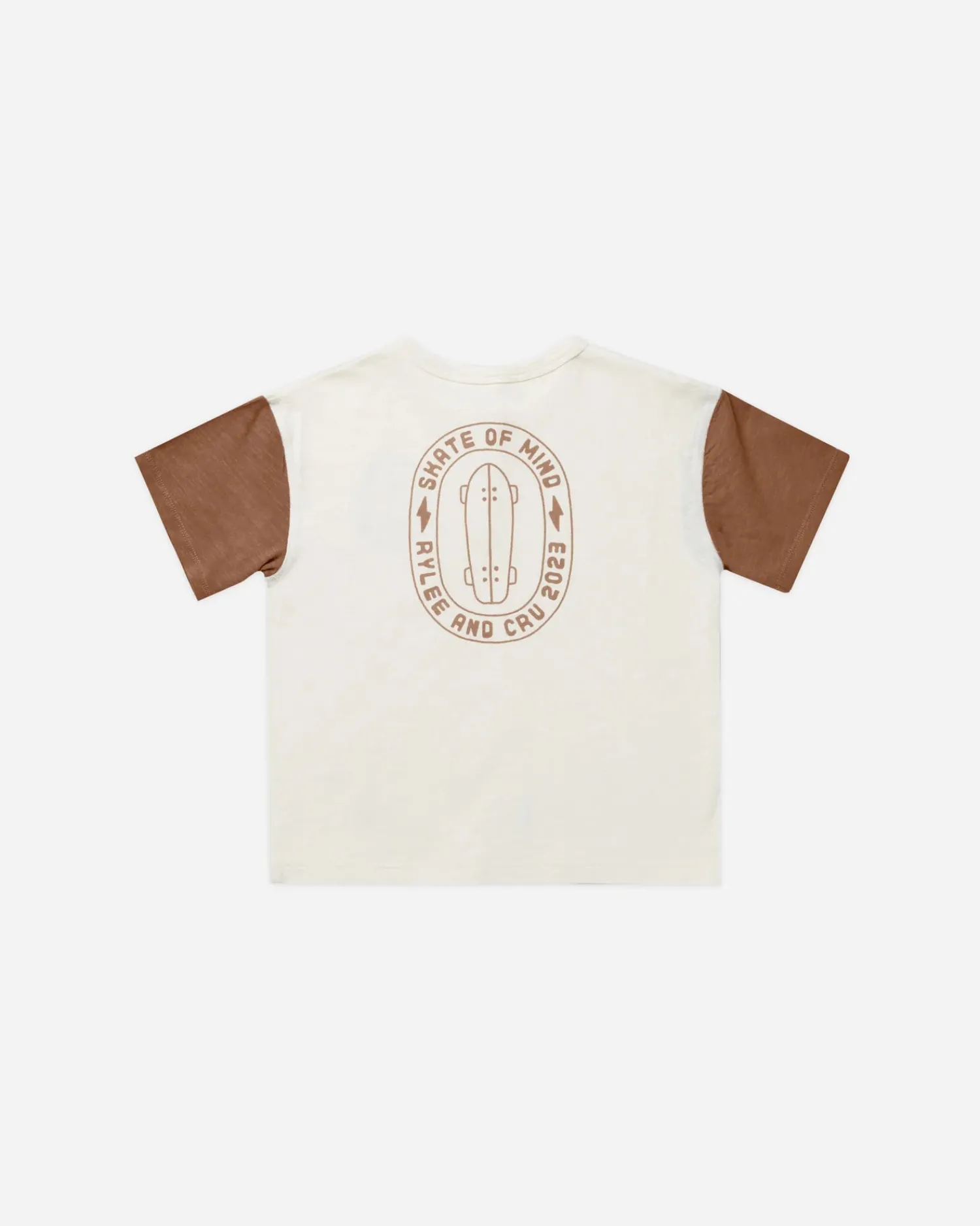 Rylee And Cru T Shirts>Rylee + Cru Henley Contrast Tee || Skate Of Mind