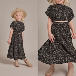 Rylee And Cru Dresses>Rylee + Cru Joelle Skirt Dark Floral