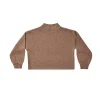 Rylee And Cru Face Masks>Rylee + Cru Knit Sweater Heathered Mocha