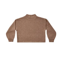 Rylee And Cru Face Masks>Rylee + Cru Knit Sweater Heathered Mocha