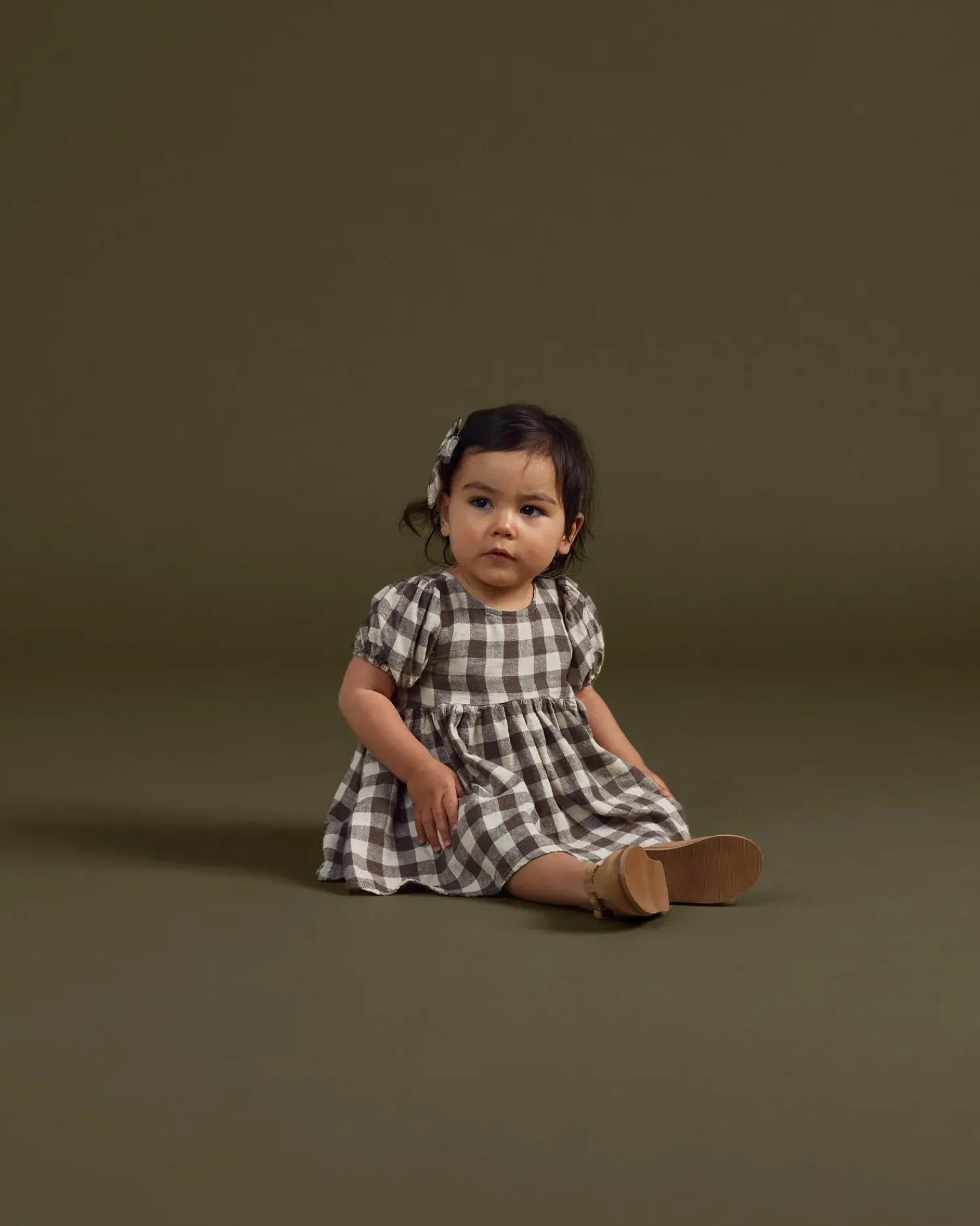 Rylee And Cru Overalls & Jumpsuits>Rylee + Cru Marley Dress || Charcoal Check