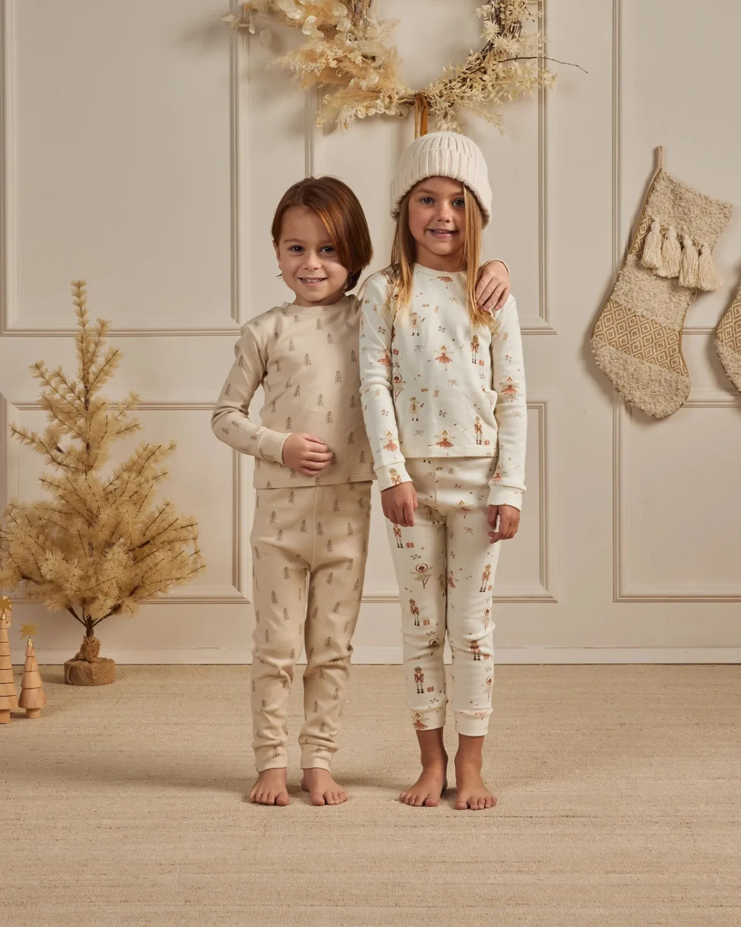 Rylee And Cru Face Masks>Rylee + Cru Organic Pajama Set || Nutcracker