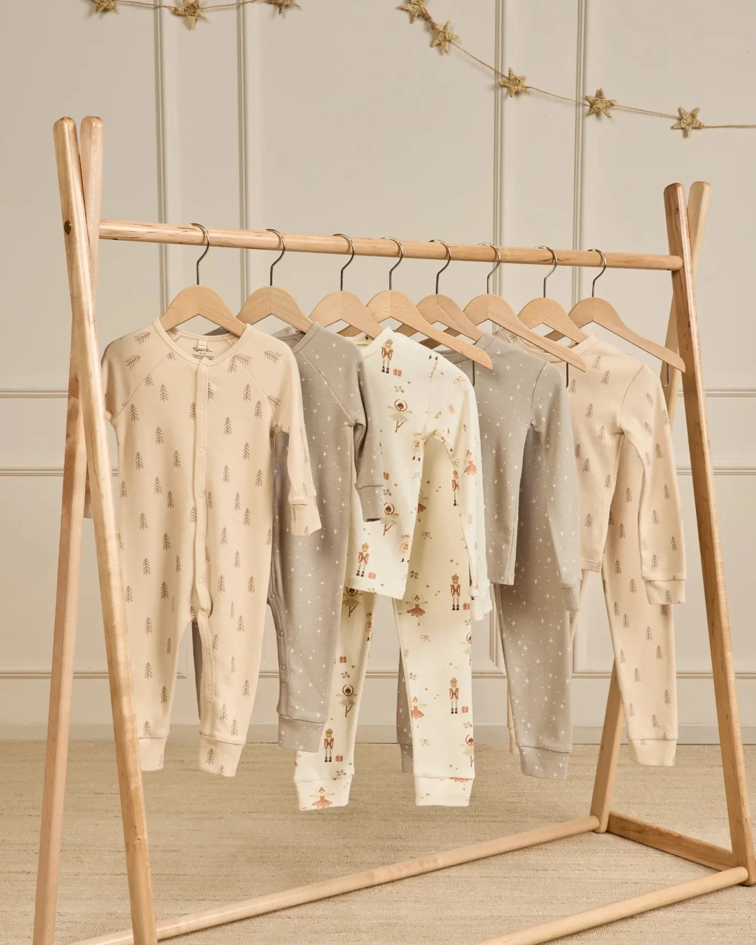 Rylee And Cru Face Masks>Rylee + Cru Organic Pajama Set || Nutcracker